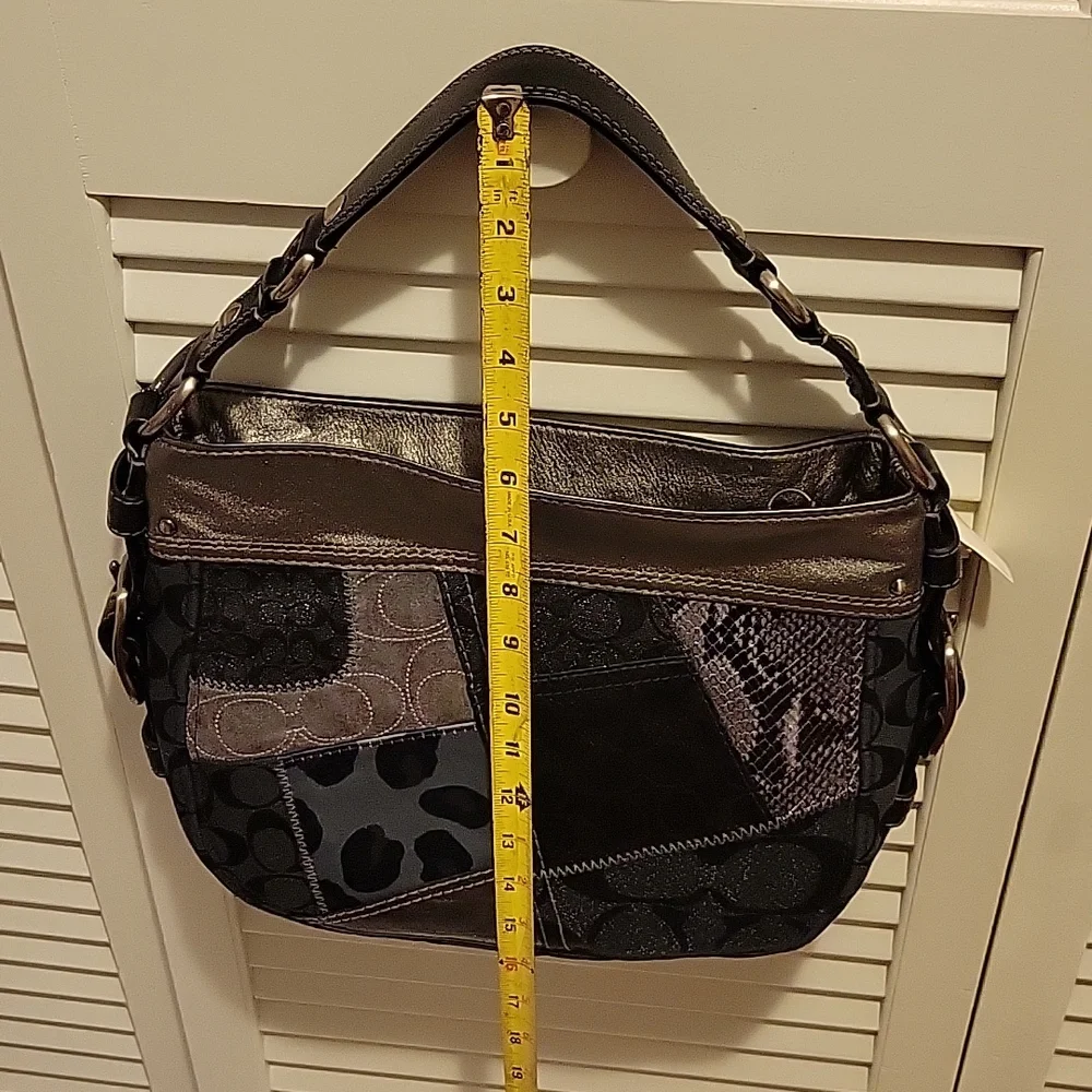NWT: COACH Tonal Patchwork Zoe - Picture 7 of 16